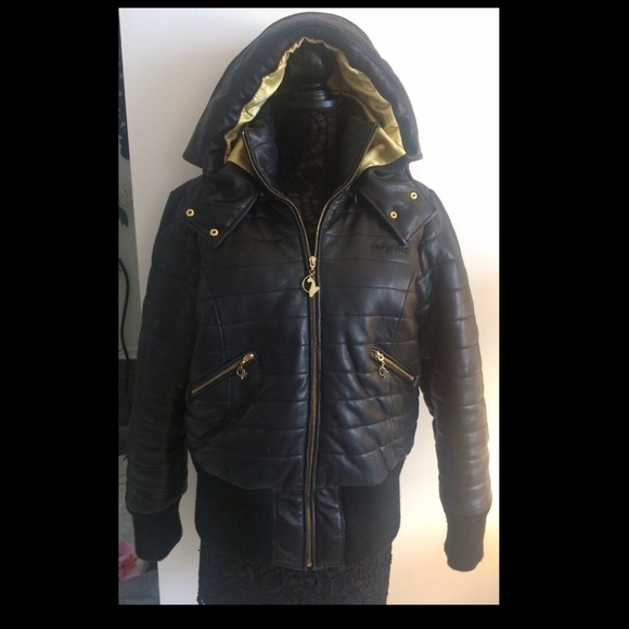 baby leather bomber jacket